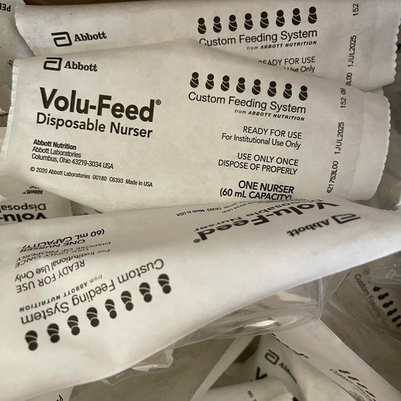25 Abbott custom feeding system volu-feed disposable nurser 60ml - Picture 1 of 3